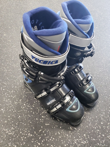 Used Tecnica Ti-8 Innotec Mens Dh Ski Boot Black 255 Mp - M07.5 - W08.5 11849-s000025386