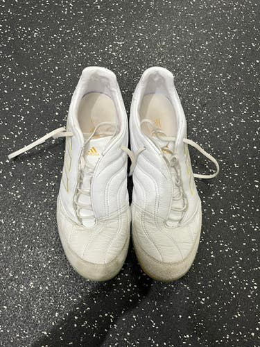Used Adidas Copa Kapitan Soccer Turf Shoes White Senior 8 11849-s000025415
