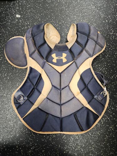 Used Under Armour Uacp-ap Catchers Chest Protector Navy Blue Intermed 11849-s000028357