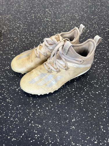 Used Adidas Lax Cleats Mens White Senior 4 11849-s000031162