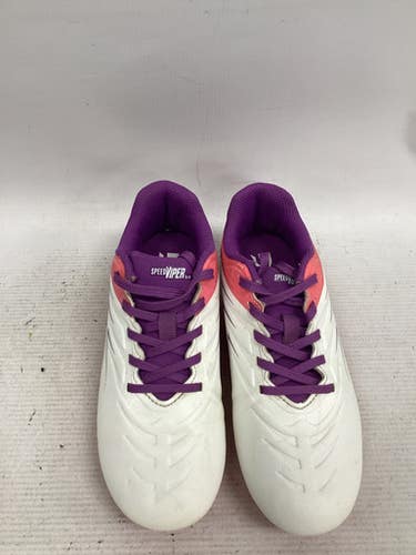 Used Dsg Soccer Cleats White And Pink Junior 02 11851-s000037329