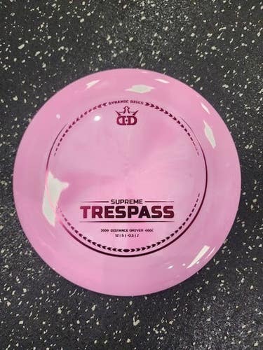 New Dynamic Disc Supreme Trespass 11849-dydstressp