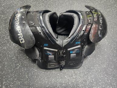 Used Champro Gauntlet Fb Shoulder Pads Black Md 11849-s000034594