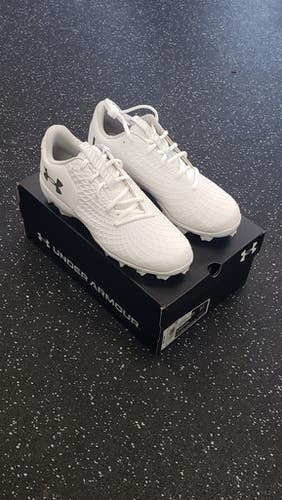 Used Under Armour Glyde 2.0rm Bb Sb Cleats White Senior 11 11849-s000032310