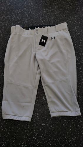 Used Under Armour Softball Bb Sb Pant Girls Grey Xl 11849-s000032313