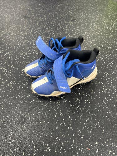 Used Nike Trout Bb Sb Cleats Royal Blue Junior 01 11849-s000032827