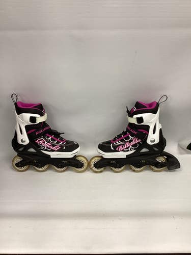 Used Rollerblade Spitfire Senior Rec Fitness Skates Black Adjustable 11851-s000033030