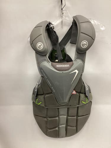 Used Maverik Mx Goalie Lacrosse Shoulder Pads Grey Xl 11851-s000033040
