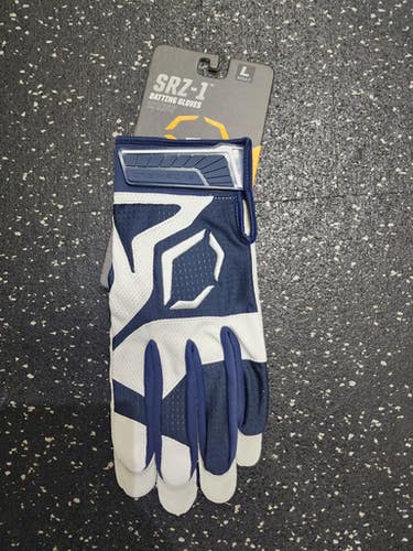 New Evoshield Srz 1 Batting Glove Bb Sb Batting Gloves Navy Lg 11849-eshwb5712004l