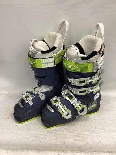 Used Tecnica Mach 1 Womens Dh Ski Boot Navy Blue 275 Mp - M09.5 - W10.5 11851-s000038005