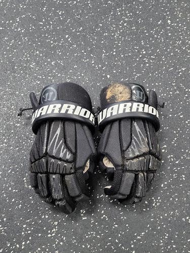 Used Warrior Burn Next Lacrosse Gloves Junior Black Sm 11849-s000038053