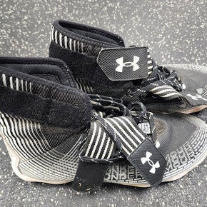 Used Under Armour Uaf Football Cleats Black And White Senior 8 11849-s000038066
