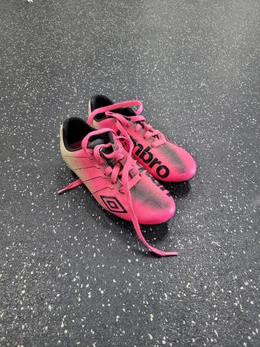 Used Umbro Soccer Cleats Pink Youth 13.0 11849-s000038095