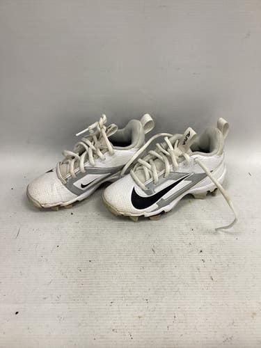 Used Nike Alpha Bb Sb Cleats White Youth 12.0 11851-s000035149