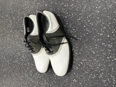 Used Etonic Mens Golf Shoes White Senior 8.5 11849-s000035718