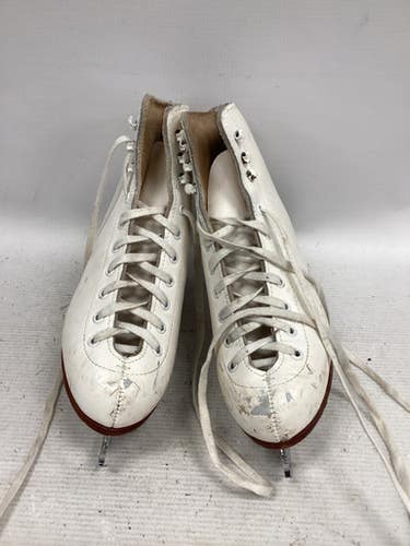 Used Riedell Figure Girls Figure Skate White Junior 03 11851-s000037688