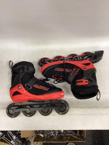 Used Papaison Junior Rec Fitness Skates Black Adjustable 11851-s000039037