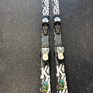 Used K2 Indy Boys Dh Ski Binding Black 124 Cm 11849-s000035707
