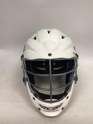 Used Cascade Cs R Lacrosse Helmet White One Size 11851-s000036360