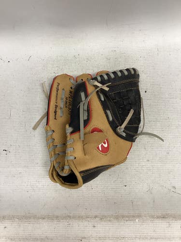 Used Rawlings Players Series Bb Sb Glove Lh Throw Black And Tan 10" 11851-s000038255