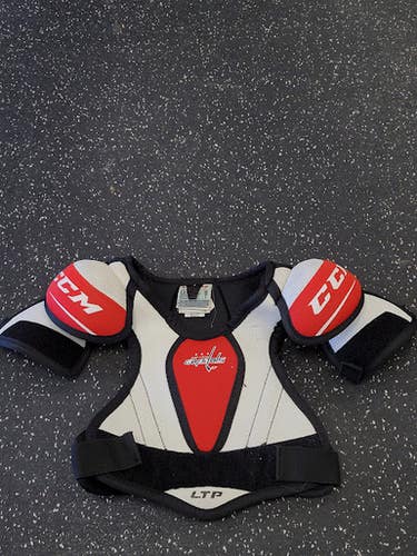 Used Ccm Ltp Capitals Youth Shoulder Pads Lg 11849-s000038276