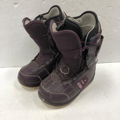 Used Burton Speed Zone Grom Junior 04 Girls' Snowboard Boots 11855-s000147295
