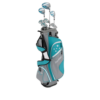New Lady Edge Tq Wh 11pc Rh Golf Set 11855-teglwsrgl11bts