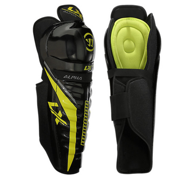New Lx 40 Hockey Shin Guards Blk Jr 10" 11855-warlx40sgjrb10