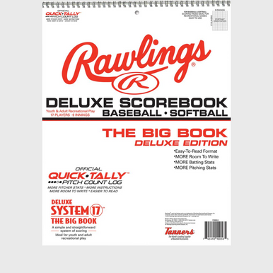 New Rawlings Deluxe Scorebook 11855-tnr17sbdlx