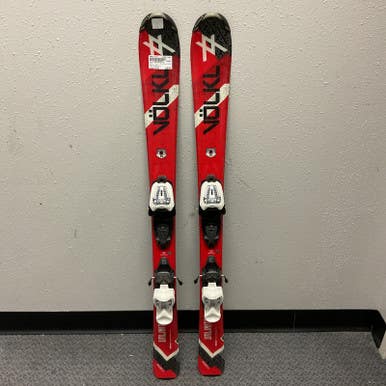 Used Volkl Unlimited Ac Boys Dh Ski Binding Red And Black 110 Cm 11855-s000172747