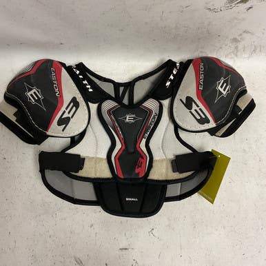 Used Easton Stealth S3 Junior Shoulder Pads White Black Red Sm 11855-s000174060