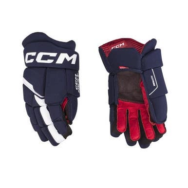New Next Hockey Gloves Yth Nvy Wht 8" 11855-ccmhgnext23yn8