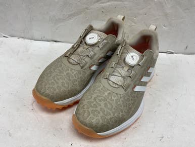 Used Adidas Wsg Boa Gv9434 Womens Golf Shoes White And Orange Senior 8 11855-s000180498