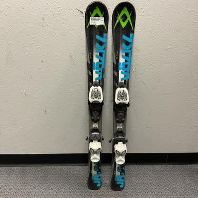 Used Volkl Rtm Jr Boys Dh Ski Binding Royal Blue 100 Cm 11855-s000181112