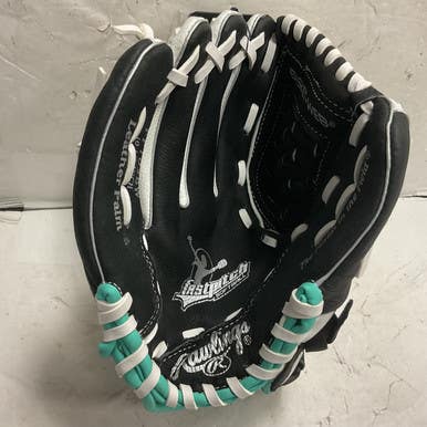 Like-new Rawlings Fp105bw Lh Throw Fastpitch Gloves White And Black 10 1 2" 11855-s000181665