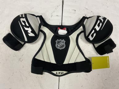 Used Ccm Ltp Youth Shoulder Pads Black And White Md 11855-s000181713