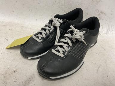 Used Nike Delight 335938-001 Womens Golf Shoes Black And White Senior 7 11855-s000181995