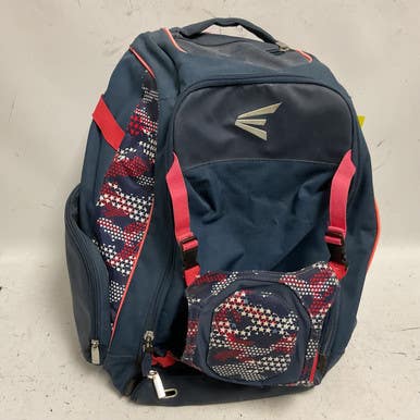 Used Easton Walk-off Nx Bb Sb Player Backpack Navy Blue And Red 11855-s000189240