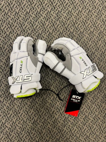 STX Cell 6  Goalie Gloves (New) Large