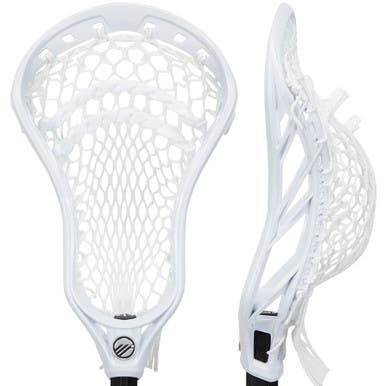 New Maverik Havok 2.0 Strung Lacrosse Head White 11855-mav3003501