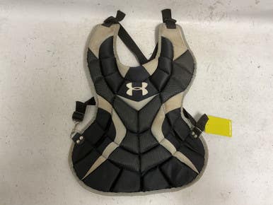 Used Under Armour Uacp2-jrp Catchers Chest Protector Black And Tan Junior 11855-s000175208