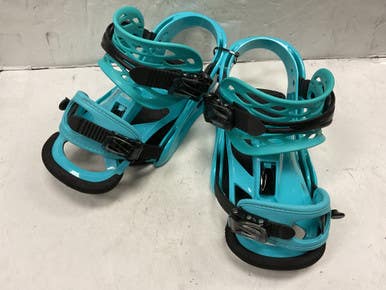 Used Burton Smalls Re Flex Boys Binding Only Carolina Blue Sm 11855-s000177466