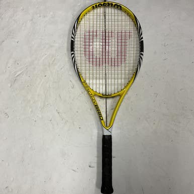 Used Wilson Pro Hybrid Adult Tennis Racquet Yellow 4 3 8" 11855-s000177544