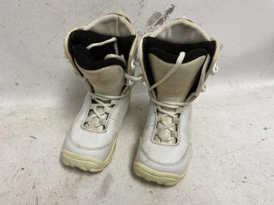 Used Spice Girls Snowboard Boots White Junior 03 11855-s000177700