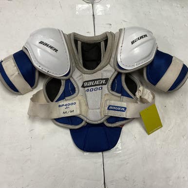 Used Bauer Sp4000 Jr Junior Shoulder Pads Md 11855-s000177803