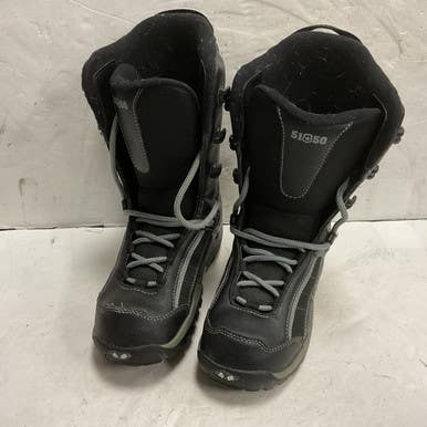 Used 5150 Kids Brigade Boys Snowboard Boots Black Junior 03 11855-s000177423