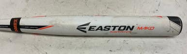 Used Easton Fp15mk10 Bb Sb Fastpitch Bat White And Orange 32" 11855-s000188041