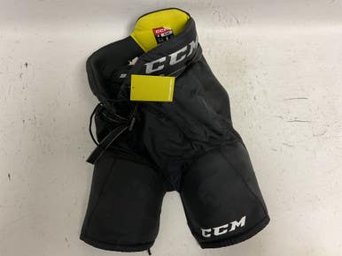 Used Ccm Tacks 9550 Junior Pant Black And Yellow Md 11855-s000190500