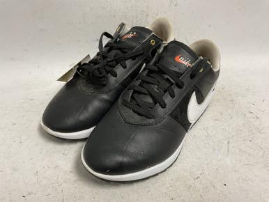 Used Nike Cortez G Ci1670-001 Womens Golf Shoes Black Senior 8 11855-s000190542