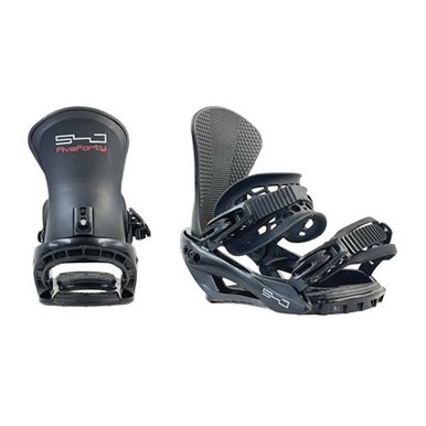 New Snowboard Bindings 2.0 Bk Wh Sr Md 11855-sjm10212401a-m